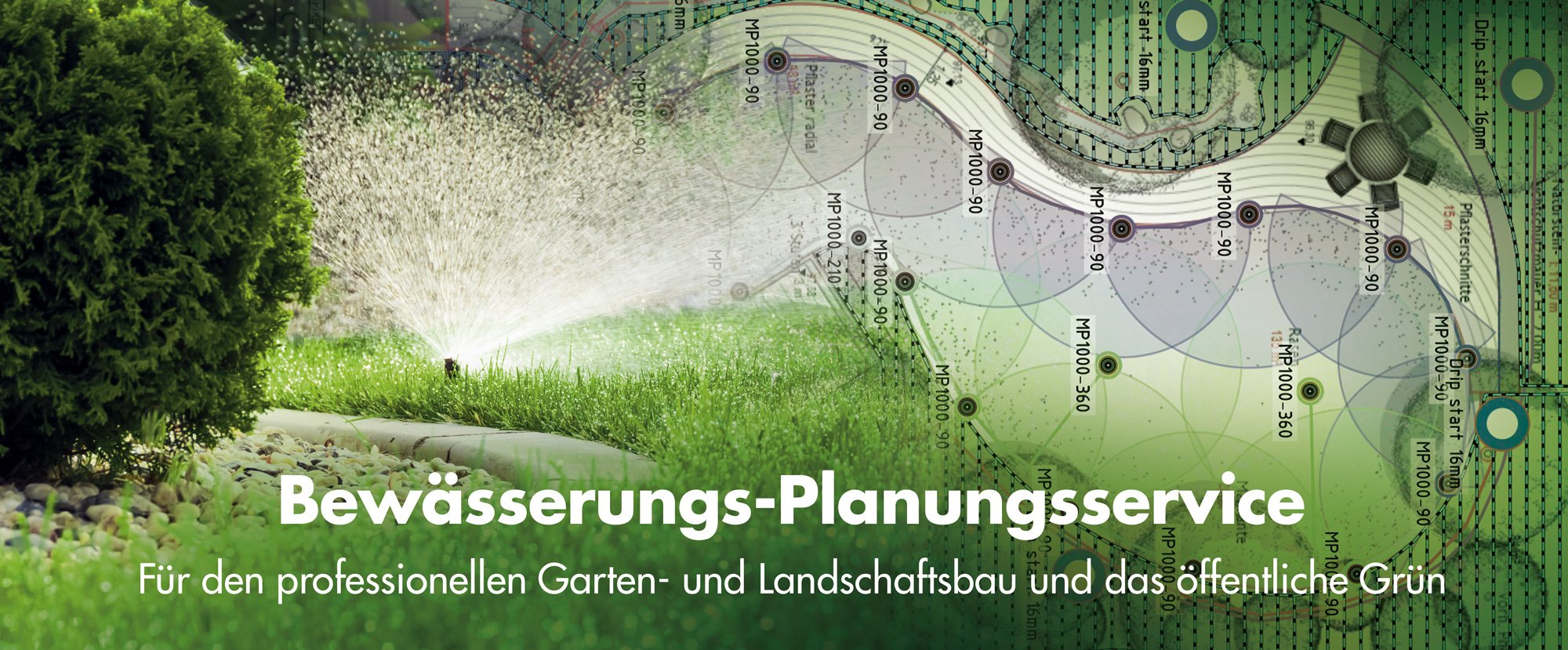 Bewässerungs Planung Header