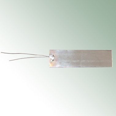 Étiquettes à suspendre en aluminium, 76 x 22 mm, 100 pièces