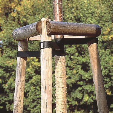 Baumpfahl 250/8, gefräst, kesseldruckimprägniert