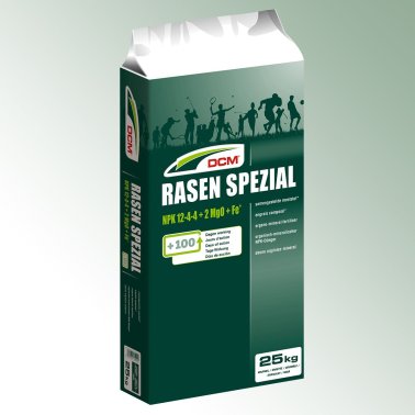 DCM RASENDÜNGER SPEZIAL, 12-4-4(+2MgO+3S+1Fe), 25 kg