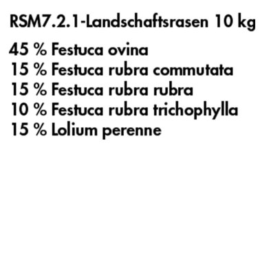 Landschaftsrasen RSM 7.2.1 Trockenanlagen ohne Kräuter, 10 kg