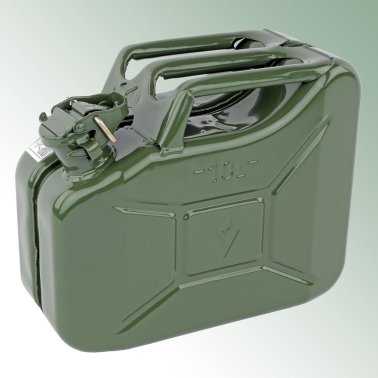 Benzinkanister 10 l, aus Metall