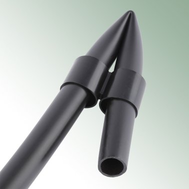 Eindstuk 16 mm voor buis Ø 16 mm