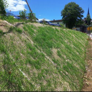 greentex® Geotextil / Böschungssicherung aus Jute, 1,20 x 20 m