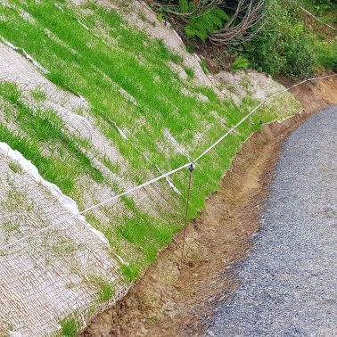 greentex® Geotextil / Böschungssicherung aus Jute, 1,20 x 20 m