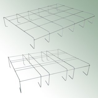 Container-Gitter V-feetRack aus Draht