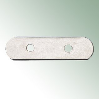 Befestigungsplättchen für Baumgurt, aus rostfreiem Stahl, 100 Stück