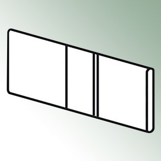 Stoßverbinder 100 mm für Aluminiumprofil Limaflex®120, Packung = 10 Stück