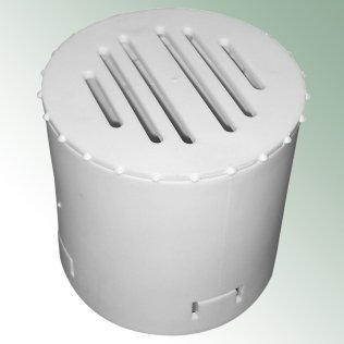 Ronde opschroefbare einddop, biologisch afbreekbaar voor DN 80