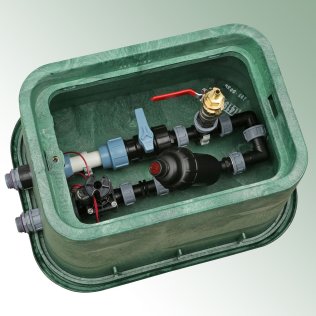 Hauptventilstation inkl. Magnetventil AC, Filter und Druckluftanschluss