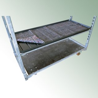 Anstauwanne HortiTray für CC-Karren, 1.258 x 558 x 52 mm