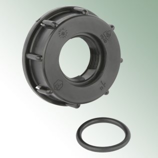Tankadapter (IBC Tank), 1'' IG x 60 mm Grobgewinde