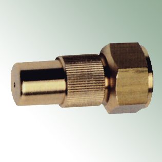 Birchmeier regulierbare Düse aus Messing, Durchm. 1,3mm, 1/4'' IG