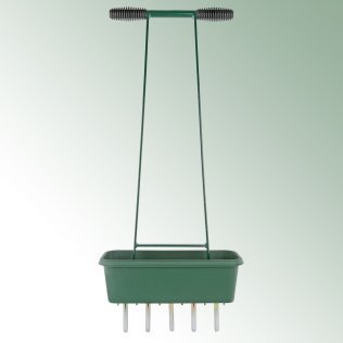 Aerifizierer mit Auffangbehälter, 5 Hohlstachel 10 x 1,3 cm