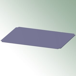 Einlegeboden, Kunststoff für Stapelpaletten, Stärke 10 mm