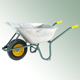 TUFX Schubkarre SM100, mit Luftrad, unmontiert