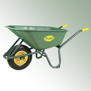 TUFX Schubkarre TK100, mit Luftrad, unmontiert
