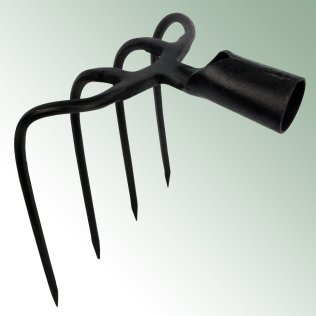 Dunghaken VICTORIA (Queckenhaken), 4-zinkig, ohne Stiel