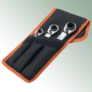BAHCO Vierfach Knarren-Ringschlüssel-Satz