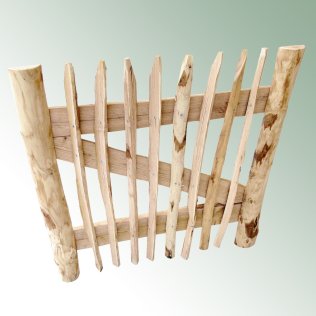 Gartentor 120 cm für Staketenzaun, inkl. Beschläge, Anschlag links
