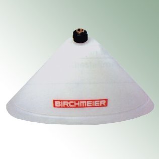Profi-Sprühschirm Birchmeier, weiß, oval 37 x 14 cm, 1/4'' IG