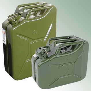 Benzinkanister aus Metall