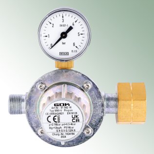 Tryckregulator med manometer för 160R-brännare