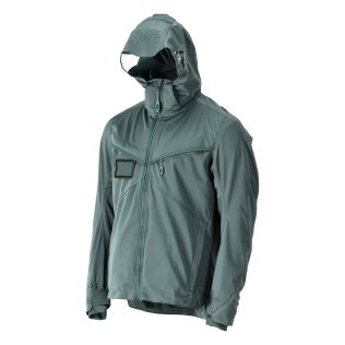 Hard Shell Jacke CUSTOMIZED, Größe XL, waldgrün